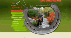 Desktop Screenshot of goettlhof.de